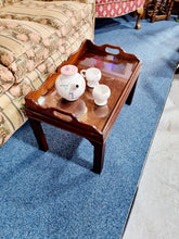 Load image into Gallery viewer, Chippendale Style Tray Top Occasional Table