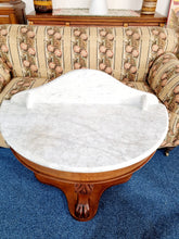 Load image into Gallery viewer, Victorian Demi Lune Washstand