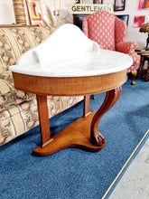 Load image into Gallery viewer, Victorian Demi Lune Washstand