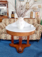 Load image into Gallery viewer, Victorian Demi Lune Washstand