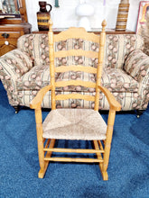 Load image into Gallery viewer, Beech Ladder Back Rocking Chair