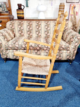 Load image into Gallery viewer, Beech Ladder Back Rocking Chair