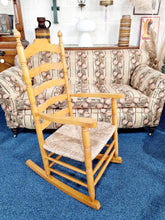 Load image into Gallery viewer, Beech Ladder Back Rocking Chair