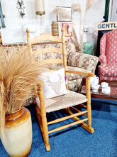 Load image into Gallery viewer, Beech Ladder Back Rocking Chair