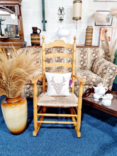 Load image into Gallery viewer, Beech Ladder Back Rocking Chair
