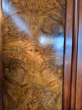 Load image into Gallery viewer, Victorian Walnut & Burr Walnut Double Wardrobe