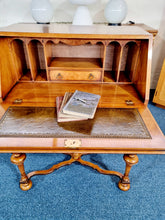 Load image into Gallery viewer, Burr Walnut Bureau In The Manner Of William & Mary