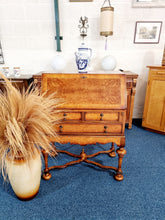 Load image into Gallery viewer, Burr Walnut Bureau In The Manner Of William & Mary