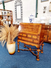 Load image into Gallery viewer, Burr Walnut Bureau In The Manner Of William & Mary