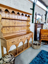 Load image into Gallery viewer, Rustic Pitch Pine Farmhouse Dresser