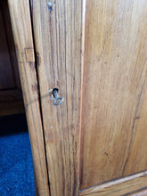 Load image into Gallery viewer, Victorian Pitch Pine Kneehole Desk