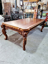 Load image into Gallery viewer, Large Ornate Dining Table & Four Ornate Dining Chairs