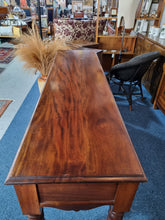 Load image into Gallery viewer, Mahogany Console, serving, sofa table With Five Drawers