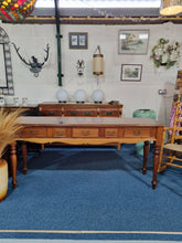 Load image into Gallery viewer, Mahogany Console, serving, sofa table With Five Drawers