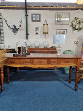 Load image into Gallery viewer, Mahogany Console, serving, sofa table With Five Drawers