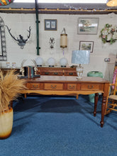 Load image into Gallery viewer, Mahogany Console, serving, sofa table With Five Drawers