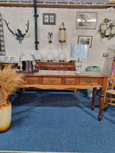 Load image into Gallery viewer, Mahogany Console, serving, sofa table With Five Drawers