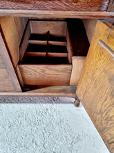 Load image into Gallery viewer, Late 19th Century Oak Art Nouveau Mirror Back Sideboard