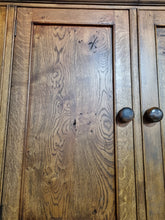Load image into Gallery viewer, Large Solid Oak Larder Cupboard