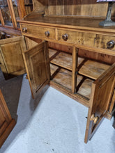 Load image into Gallery viewer, Large Solid Oak Larder Cupboard