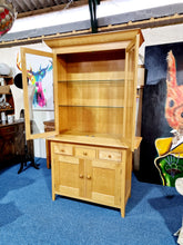 Load image into Gallery viewer, Marks & Spencer Light Oak Glazed Dresser