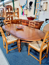 Load image into Gallery viewer, Ercol Extending Dining Table & Four Dining Chairs & One Carver - Charlotte Rose Interiors