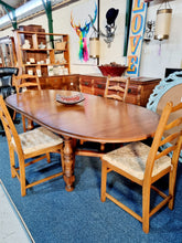 Load image into Gallery viewer, Ercol Extending Dining Table & Four Dining Chairs & One Carver - Charlotte Rose Interiors