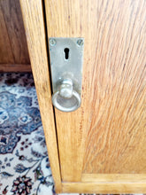 Load image into Gallery viewer, Vintage Oak Kneehole Desk