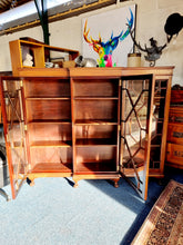 Load image into Gallery viewer, Mahogany Breakfront Bookcase