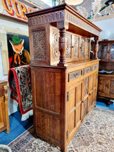 Load image into Gallery viewer, Oak Court Cupboard In The 17th Century Style