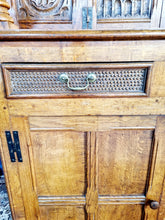 Load image into Gallery viewer, Oak Court Cupboard In The 17th Century Style