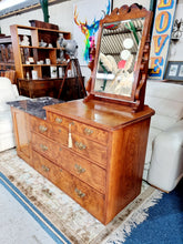 Load image into Gallery viewer, Victorian Pitch Pine Dressing Table/Wash Stand