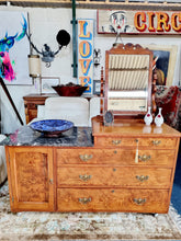Load image into Gallery viewer, Victorian Pitch Pine Dressing Table/Wash Stand