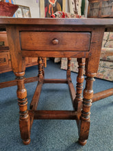 Load image into Gallery viewer, Solid Oak Antique Gateleg Dining Table In George III Style