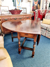 Load image into Gallery viewer, Solid Oak Antique Gateleg Dining Table In George III Style