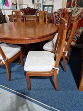 Load image into Gallery viewer, Huge Round Dining Table & Eight Dining Chairs