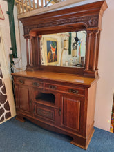 Load image into Gallery viewer, Arts & Crafts Art Nouveau Mirror Back Sideboard