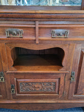 Load image into Gallery viewer, Arts & Crafts Art Nouveau Mirror Back Sideboard