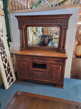 Load image into Gallery viewer, Arts & Crafts Art Nouveau Mirror Back Sideboard