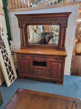 Load image into Gallery viewer, Arts & Crafts Art Nouveau Mirror Back Sideboard