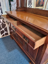 Load image into Gallery viewer, Arts & Crafts Art Nouveau Mirror Back Sideboard