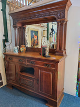 Load image into Gallery viewer, Arts & Crafts Art Nouveau Mirror Back Sideboard