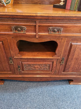 Load image into Gallery viewer, Arts & Crafts Art Nouveau Mirror Back Sideboard