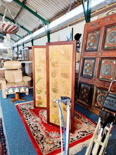 Load image into Gallery viewer, Antique Vintage Three Fold Screen Room Divider