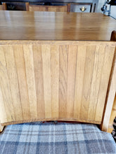 Load image into Gallery viewer, Solid Oak Dining Table & Four Dining Chairs