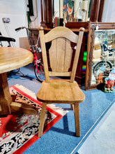 Load image into Gallery viewer, Solid Oak Refectory Dining Table & Four Chairs
