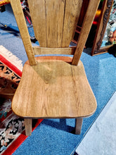 Load image into Gallery viewer, Solid Oak Refectory Dining Table & Four Chairs