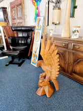 Load image into Gallery viewer, Large Carved Wooden Eagle
