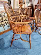Load image into Gallery viewer, Antique Stick Back Windsor Dining Chairs