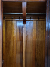 Load image into Gallery viewer, Victorian Mahogany & Walnut Double Wardrobe